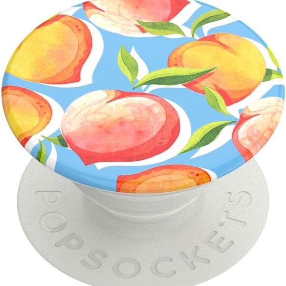 New PopSockets PopGrip JUST PEACHY Universal Phone Tablet Holder Stand Grip - Picture 1 of 3